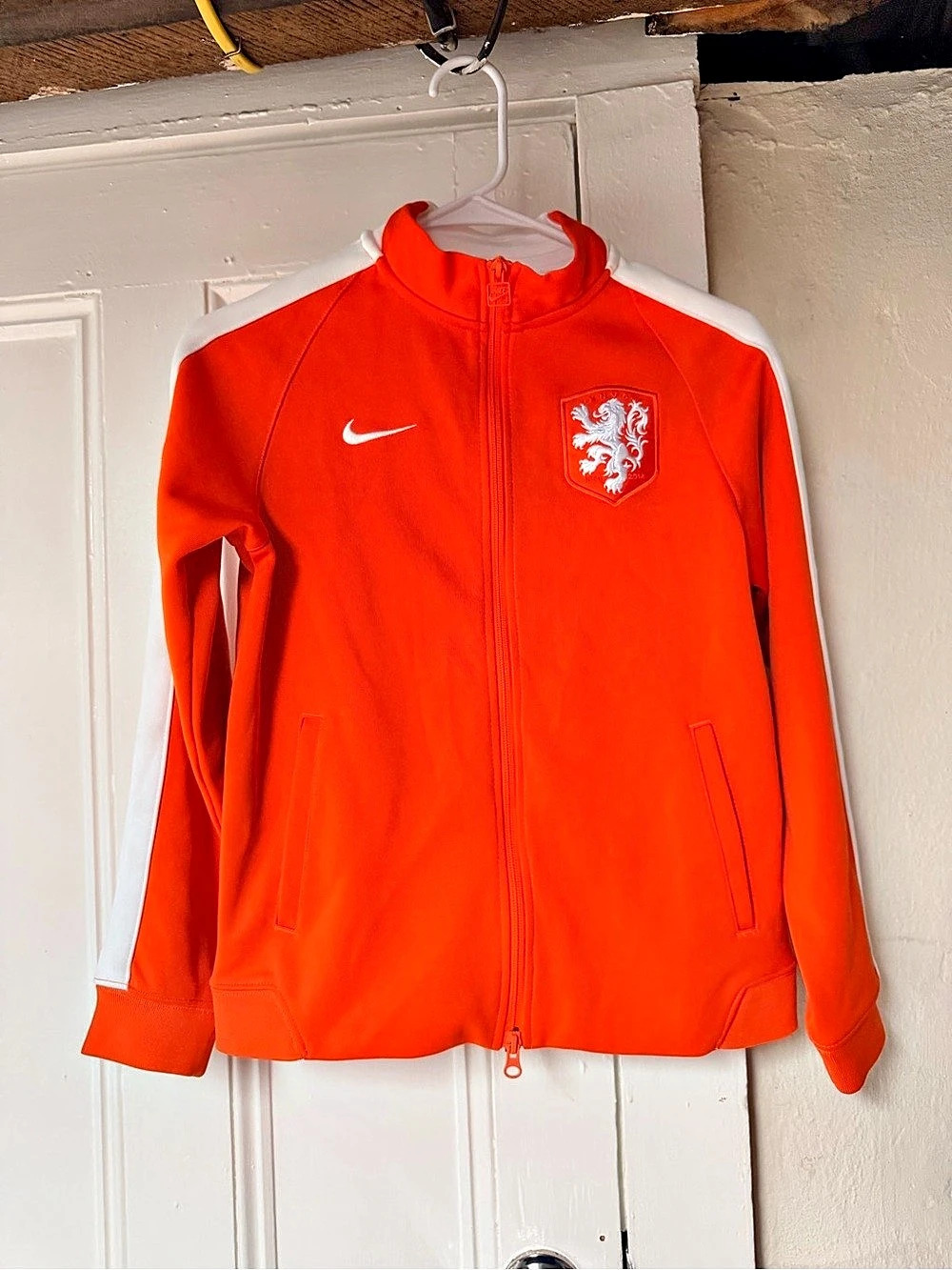 Nike Netherlands KNVB Track Jacket Orange & White